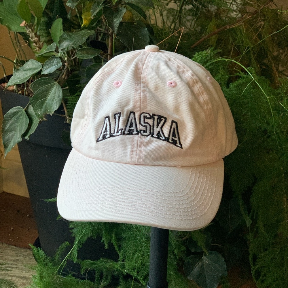 FAHRENHEIT | Alaska | Light Pink Embroidered Baseball Hat